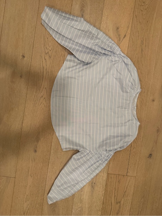 Citizens Of Humanity Tops - Citizens Of Humanity Light Blue and White Striped Shirt